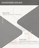 Narwhal Good Nite Yoga Mat 6mm TPE Non-Slip Grey 183x61 cm with Carry Strap view 4