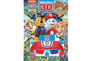 Nickelodeon PAW Patrol 3D Look and Find Activity Book! - PAW Patrol 3D Glasses Included! - PI Kids