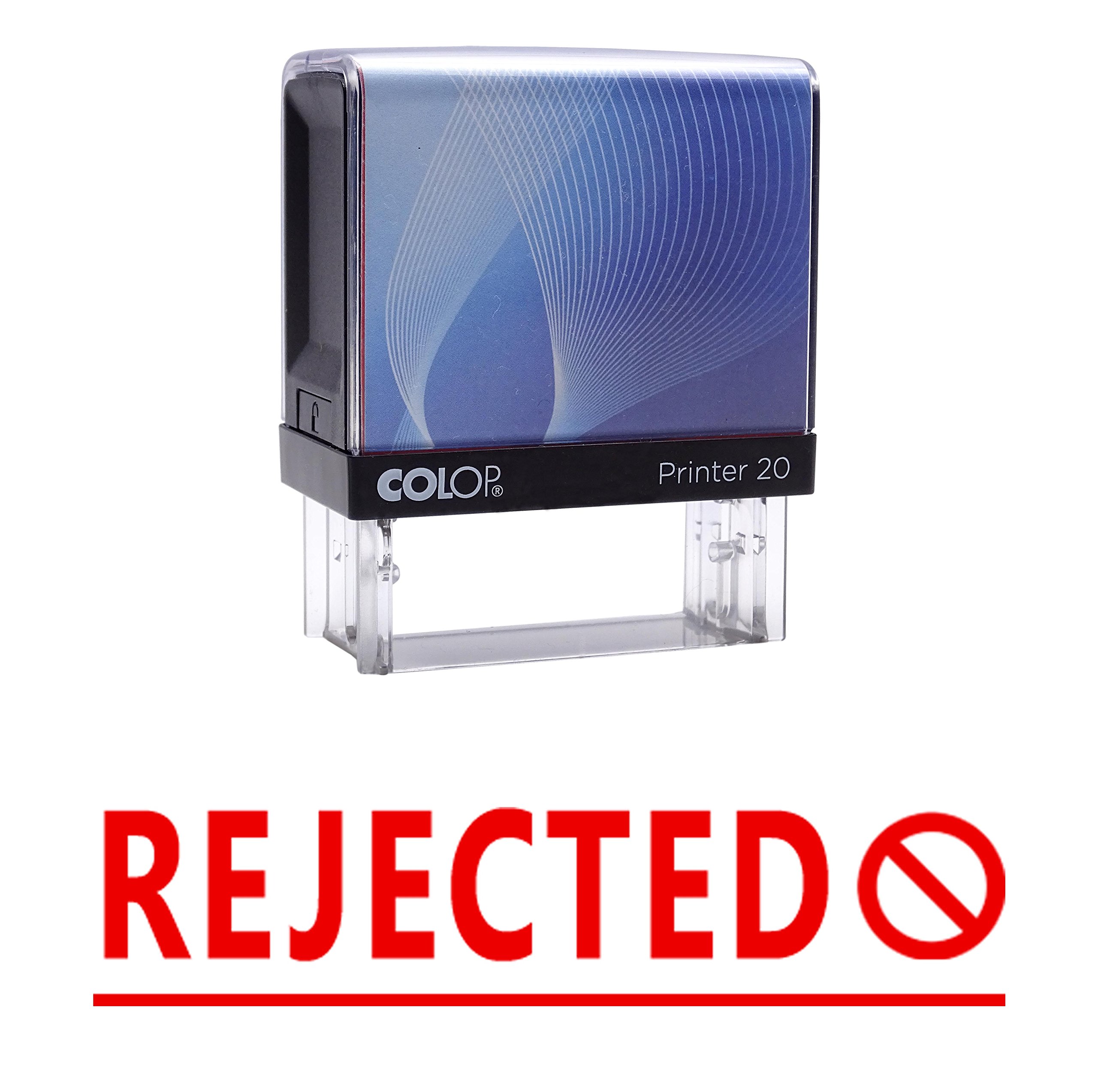 Rejected Self Inking Rubber Stamp Custom Colop Office Stationary P20 Mini Stamper