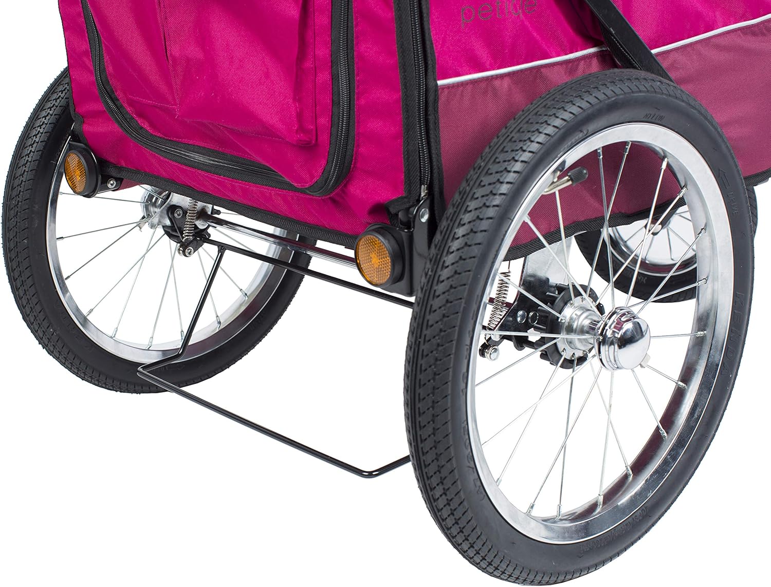 PETIQUE All Terrain Jogger-Blazin' Berry Pet Stroller, Blazin' Berry, One Size (JG01100103) : Pet Supplies