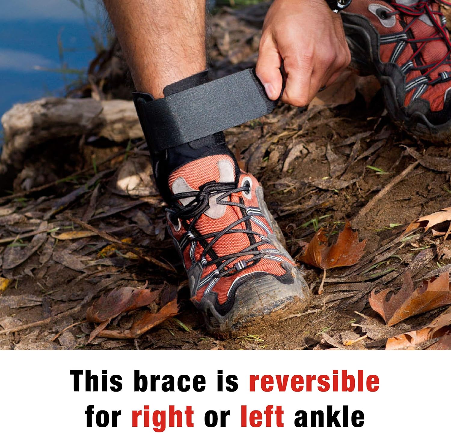 ACE Deluxe Ankle Stabilizer, Support to sprained or strained ankle, Satisfaction Guarantee, One Size Fits Most: Health & Personal Care