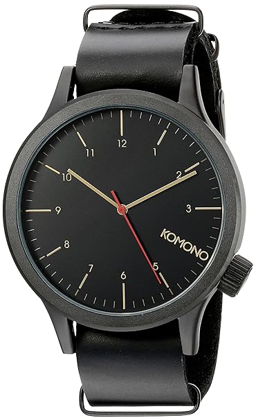 Komono Herren Uhr Magnus - Black Black