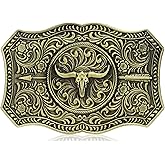 USMODA Western Belt Buckles Men - Cowboy Big Belt Buckle Vintage Mens Belt Buckles Gifts for Men & Women