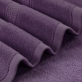 Utopia Towels 4 Piece Bath Towel Set 69x137 cm 100% Ring Spun Cotton Plum view 9