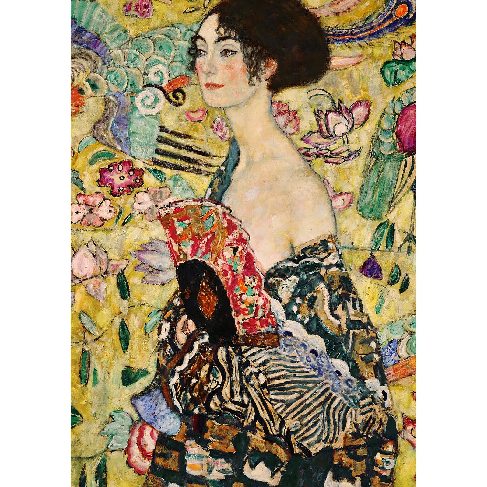 MISITU Puzzle 2000 Pieces for Adults Painting by Gustav Klimt Puzzles Family Intellectual Art Puzzles Game Toy Gift for Children