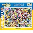 PuzzleTwist - Candy Cravings - 1000 Piece Jigsaw Puzzle, Something's Amiss! Series, Unique Challenging Fun for Adults Family Teens, Made in USA