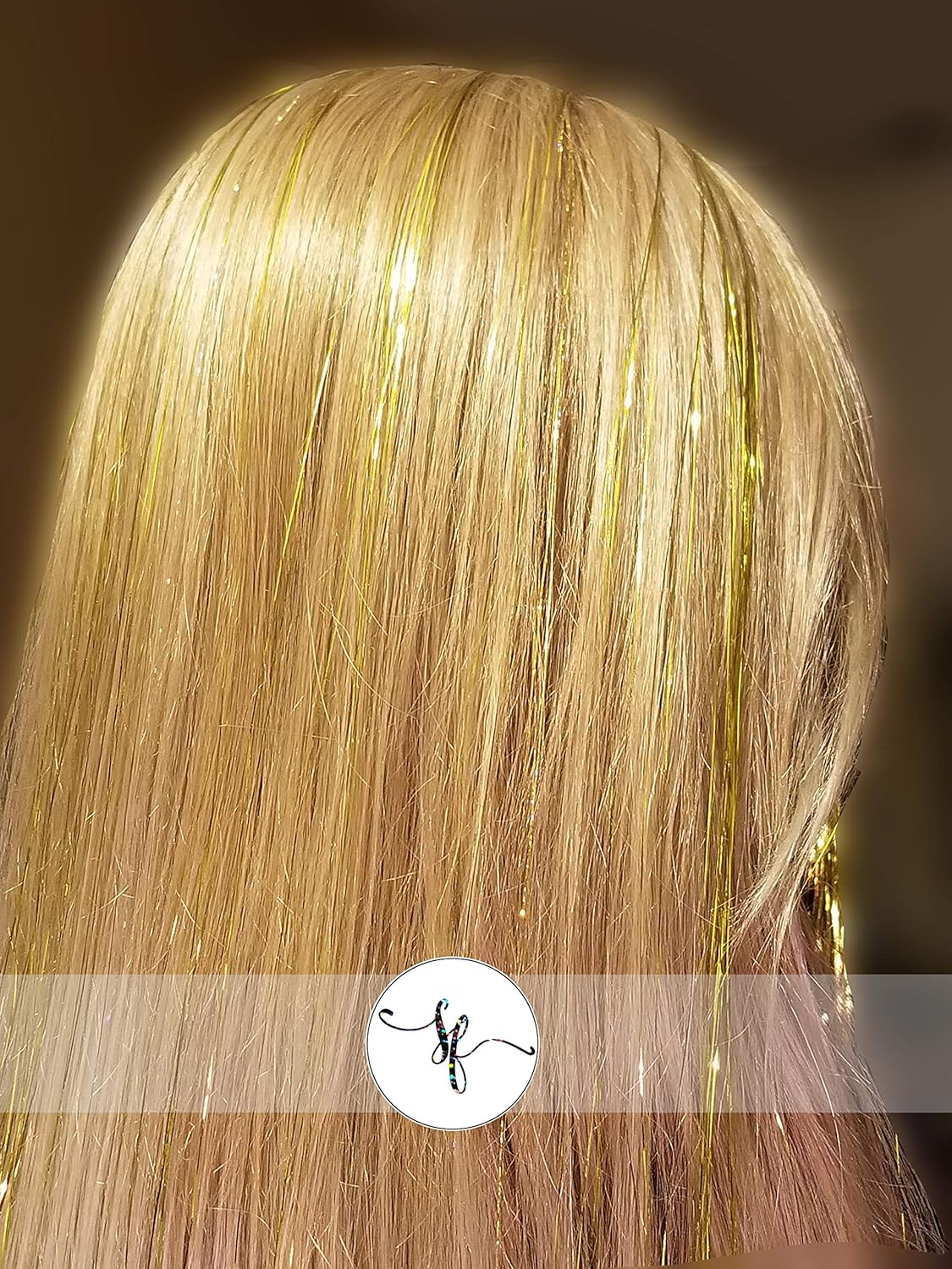 Amazon Com 20 Hair Tinsel 175 Strands Seven Colors Sparkling