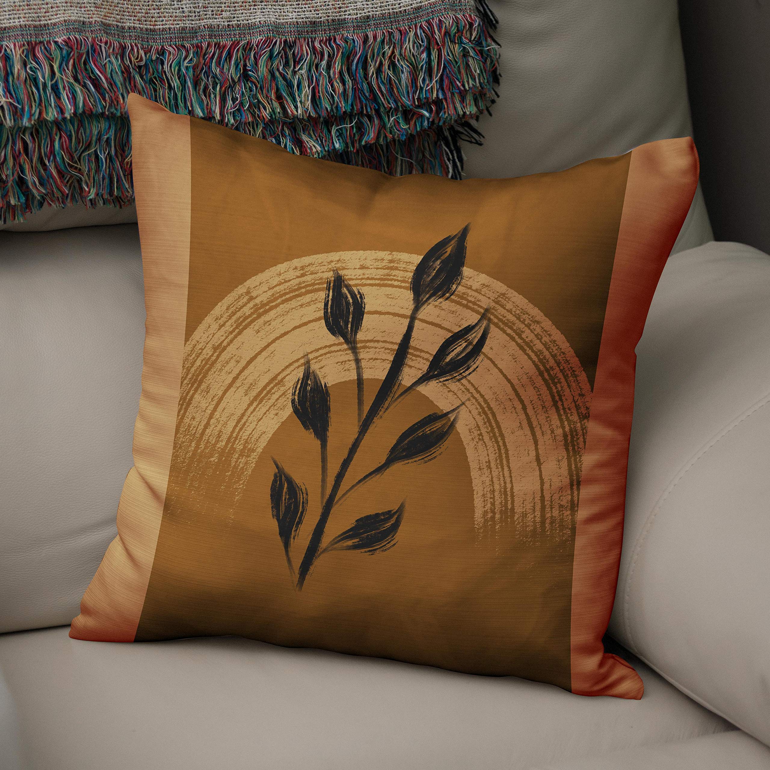 Bonamaison, Decorative Cushion Cover - 50% Cotton 50% Polyester - 43x43cm - Designed and Manufactured in Turkey