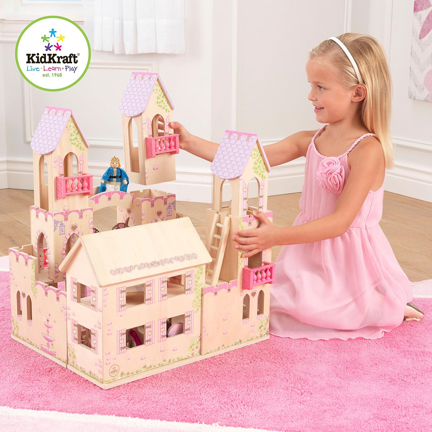 KidKraft Princess Castle Dollhouse with Furniture eBay