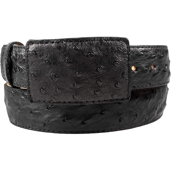 White Diamonds Boots Ostrich Belt 2 display picture 1