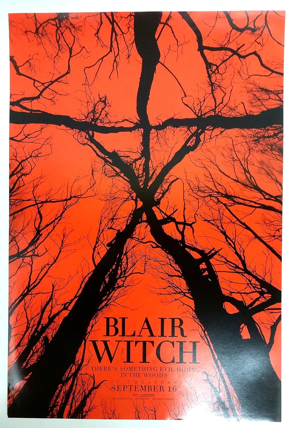 Blair Witch Poster 13 x 20 inches Comic Con 2016 The Woods are watching