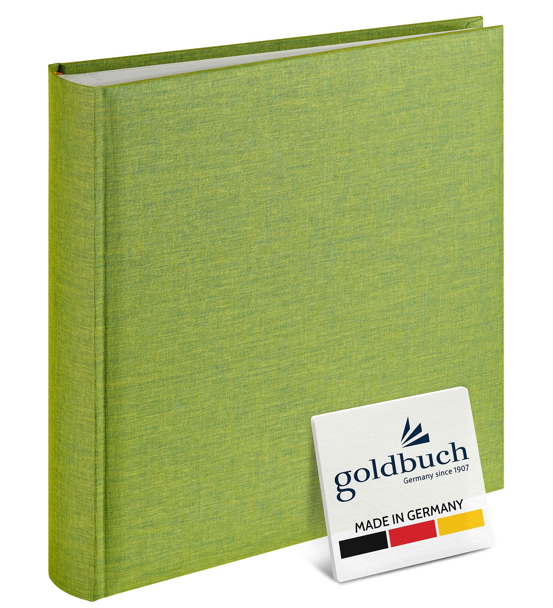 Goldbuch Trend Photo Album 25 x 25 cm, 60 Pages with Pergamine, light green, 30x31 cm