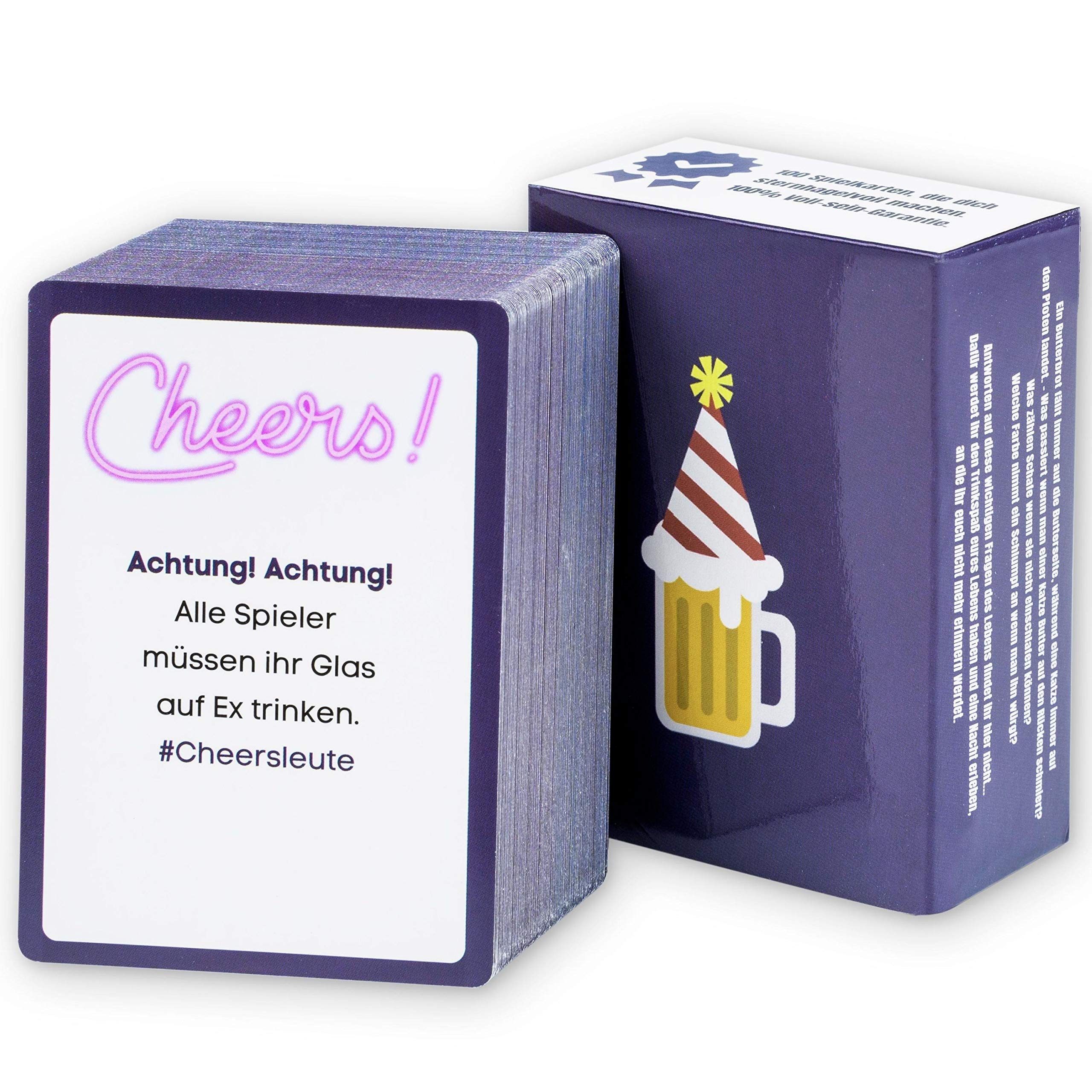 Your Day Mate Card Deck for Party and Pre-Glowing, 100 x Different Playing Cards, Party Game with Tasks, Funny Card Game, Funny Party Game, Card Game Celebration, Game Deck, Game Cards