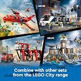 LEGO City Fire Station 60414 with Fire Engine 5 Minifigures Dog Figure view 8