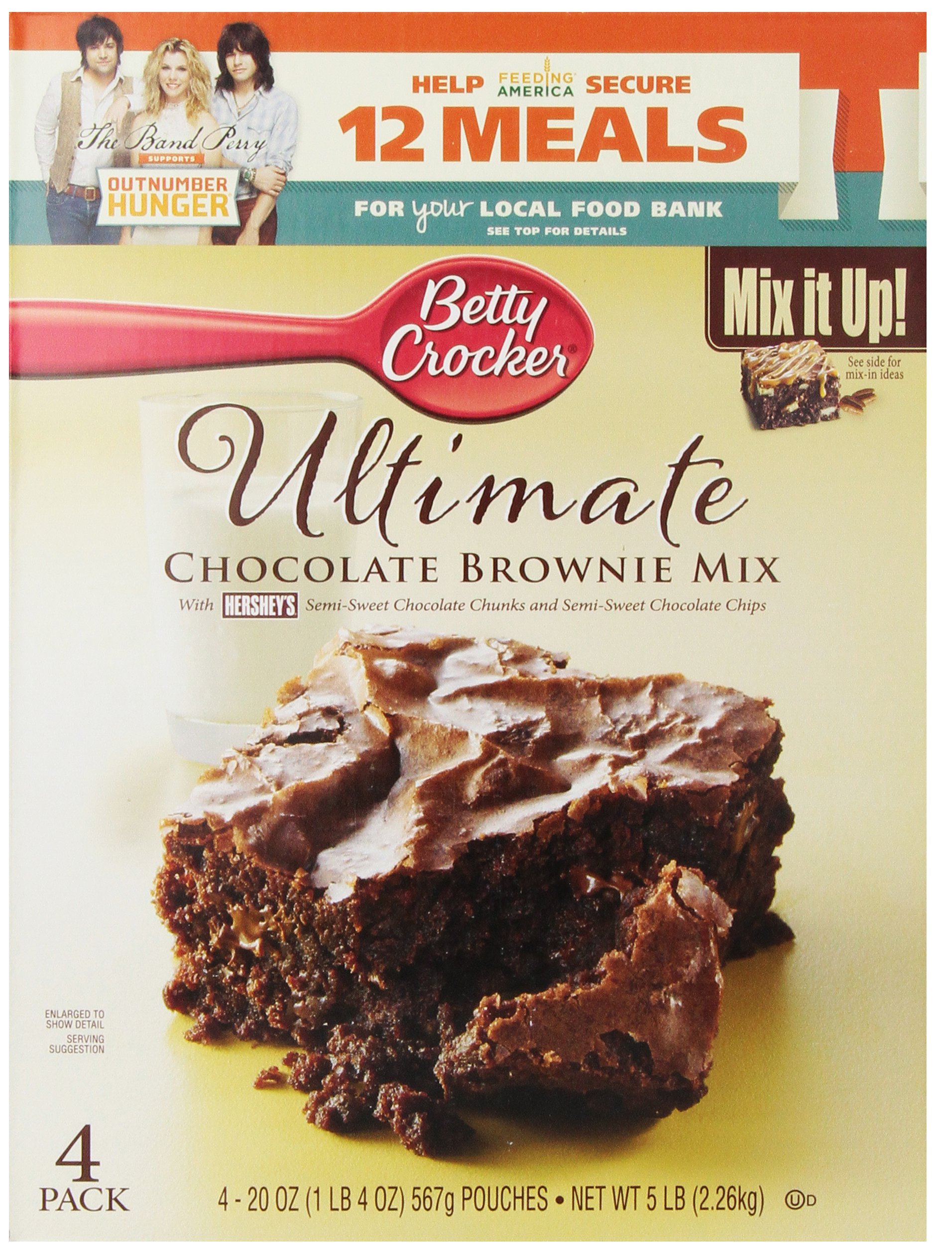 Betty Crocker Ultimate Chocolate Brownie Mix4pk Hershey
