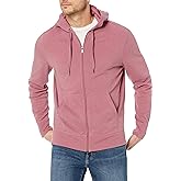 Amazon Essentials Men's Lightweight French Terry Full-Zip Hoodie with Comfortable Fit