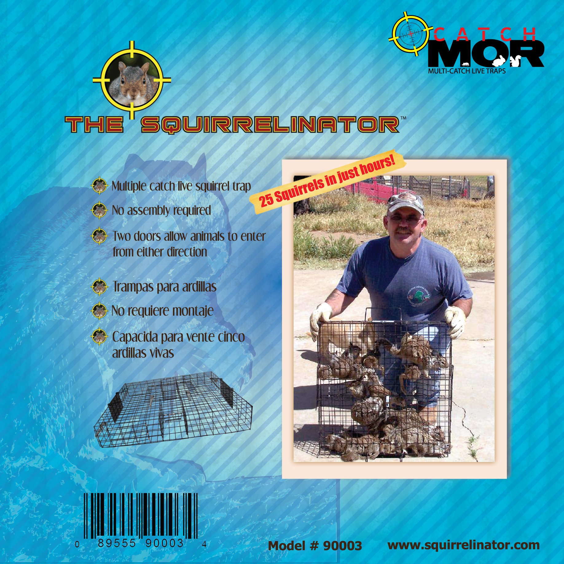 Rugged Ranch Products Sqrto Squirrelinator Trap Without Basin 9 91BCuVchdsL