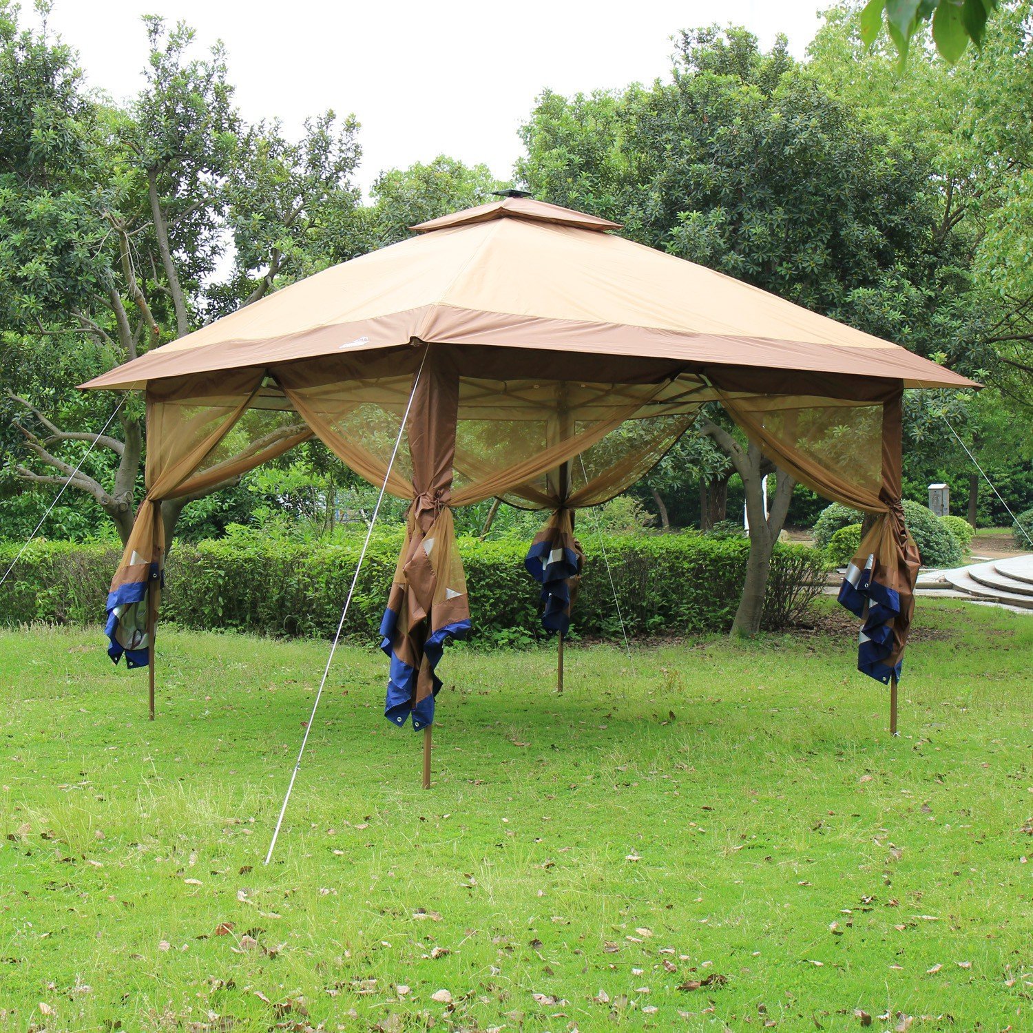 Amazoncom SunTime ST 1 Fully Enclosed Canopy Instant Popup Gazebo