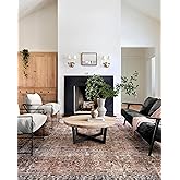 Loloi Chris Loves Julia Jules Collection JUL-02 Terracotta/Multi 7'-6'' x 9'-6'', .13" Pile Height, Area Rug