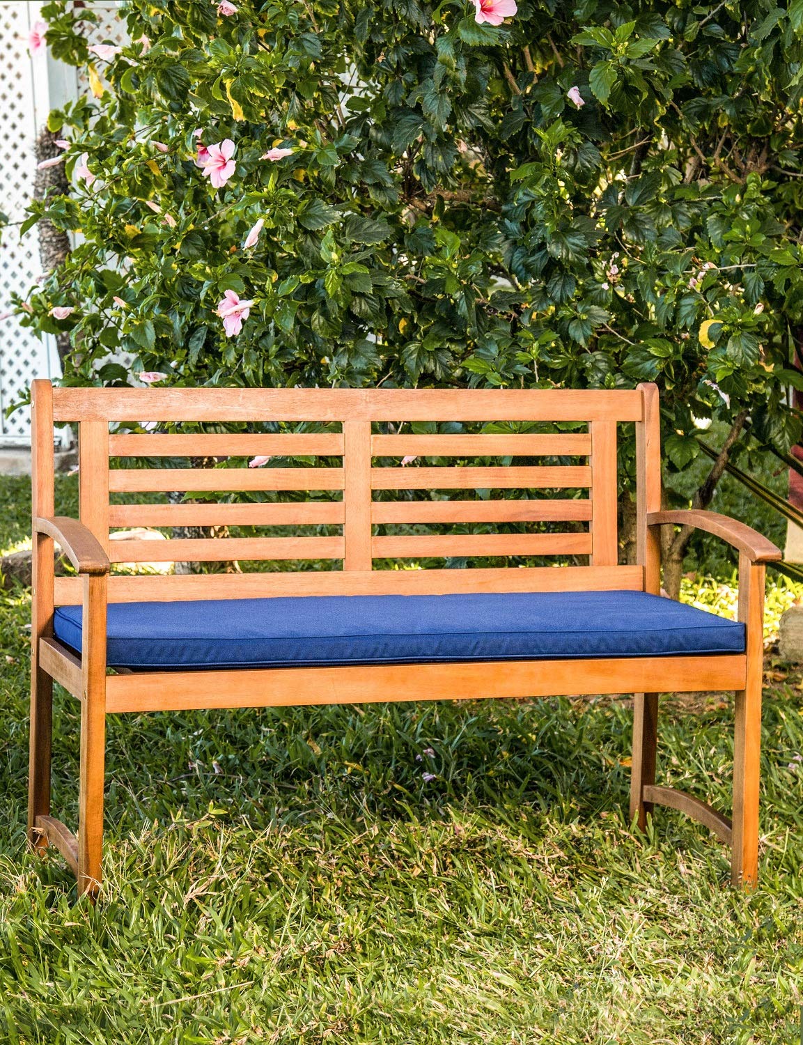 Best White Garden Bench 4′ Backless
