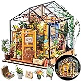 Rolife DIY Miniature Greenhouse Kit, Tiny/Mini