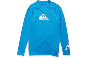 Quiksilver Boys' Youth All Time Long Sleeve Rashguard Surf Shirt 50+ UPF