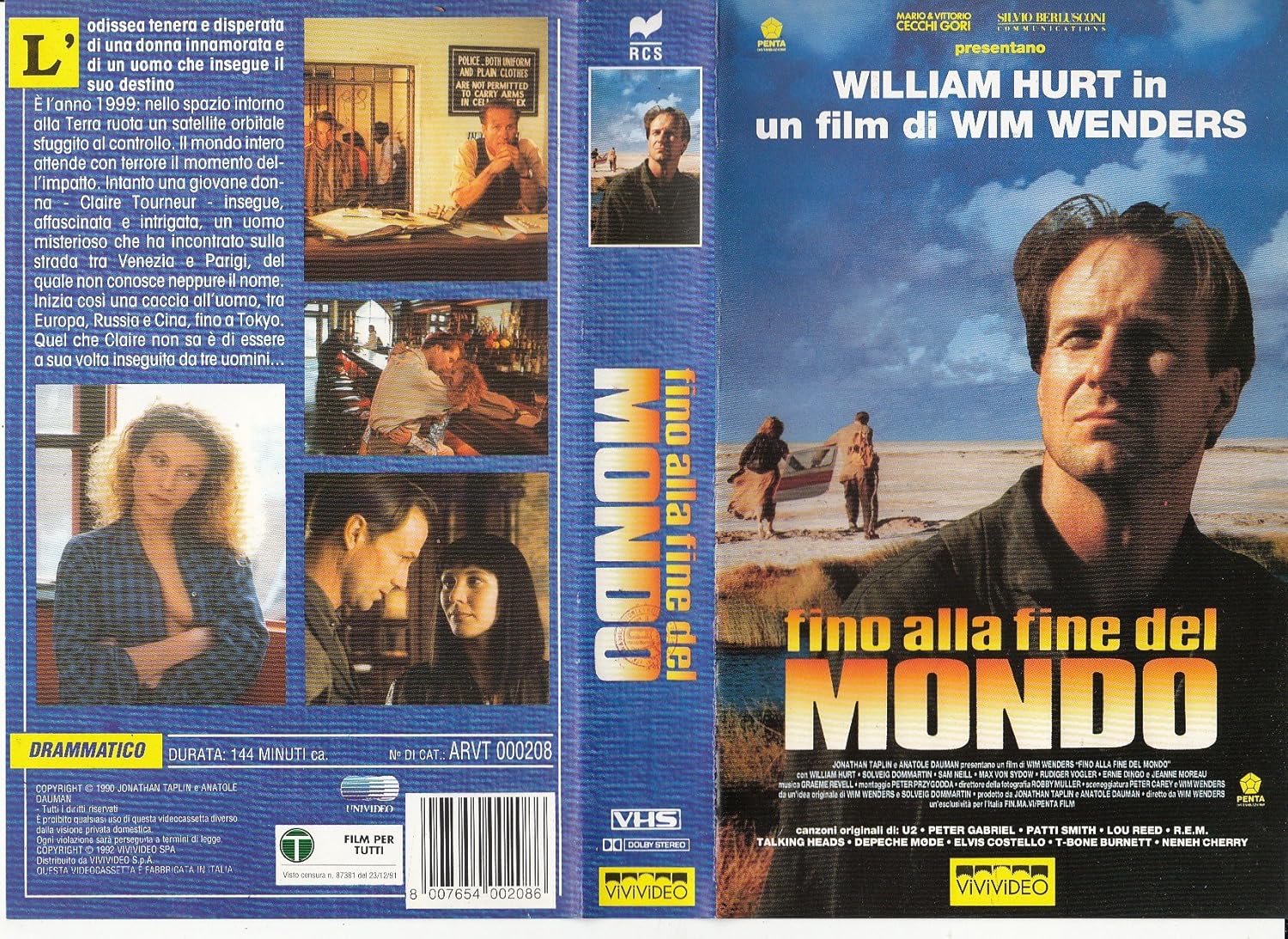 FINO ALLA FINE DEL MONDO (1991) VHS Amazon.it Film e TV FINO ALLA FINE DEL MONDO (1991) VHS Amazon.it Film e TV