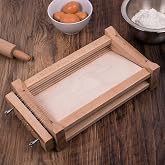 Cooking on Mars Chitarra Pasta Cutter, Made in Italy, Beechwood and 18/8 Stainless Steel