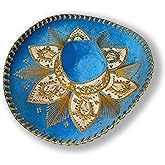 Artesanias Mickey Authentic Mexican Mariachi Sombrero - Traditional Mexican Hat with Unique Floral Design