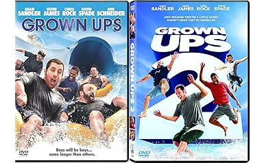 Amazon Com Grown Ups Grown Ups 2 Comedy 2 Movie Bundle Adam Sandler Kevin James Chris Rock David Spade Salma Hayek Maria Bello Maya Rudolph Rob Schneider Denis Dugan Movies Tv
