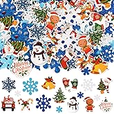 360Pcs Christmas Foam Stickers, Christmas Tree Snowman Elk Glitter Snowflake Foam Stickers for Xmas Party Favors DIY Crafts Decor