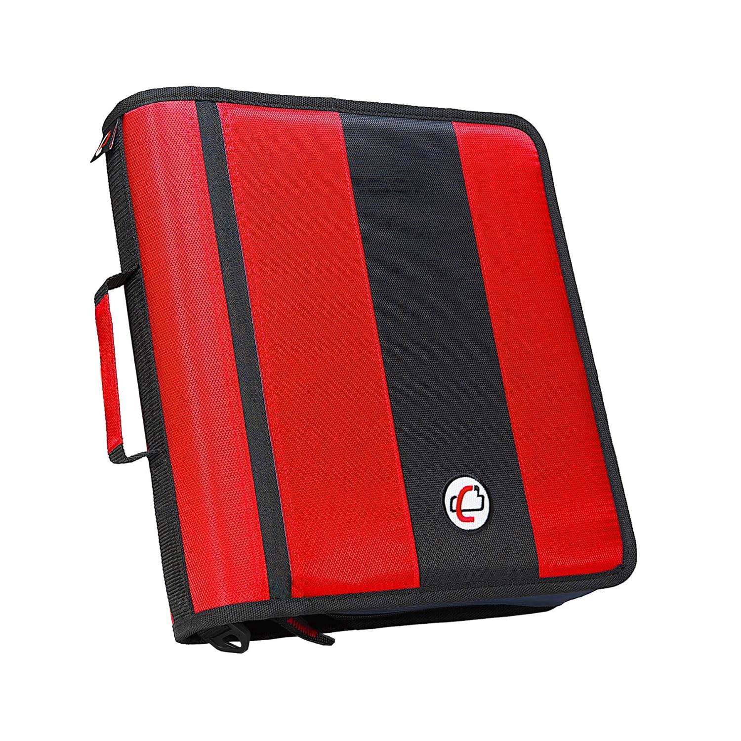 Caseit 2Inch Ring Zipper Binder, Red, D251RED Amazon.co.uk Office