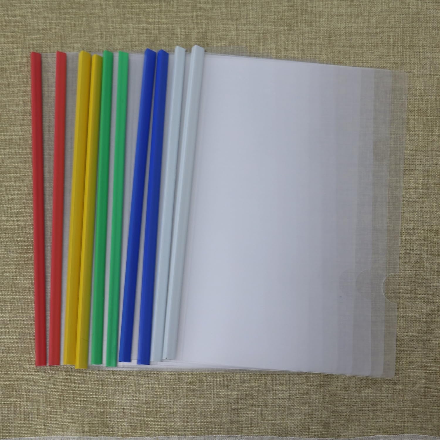 Transparent File Folder Sliding Bar 