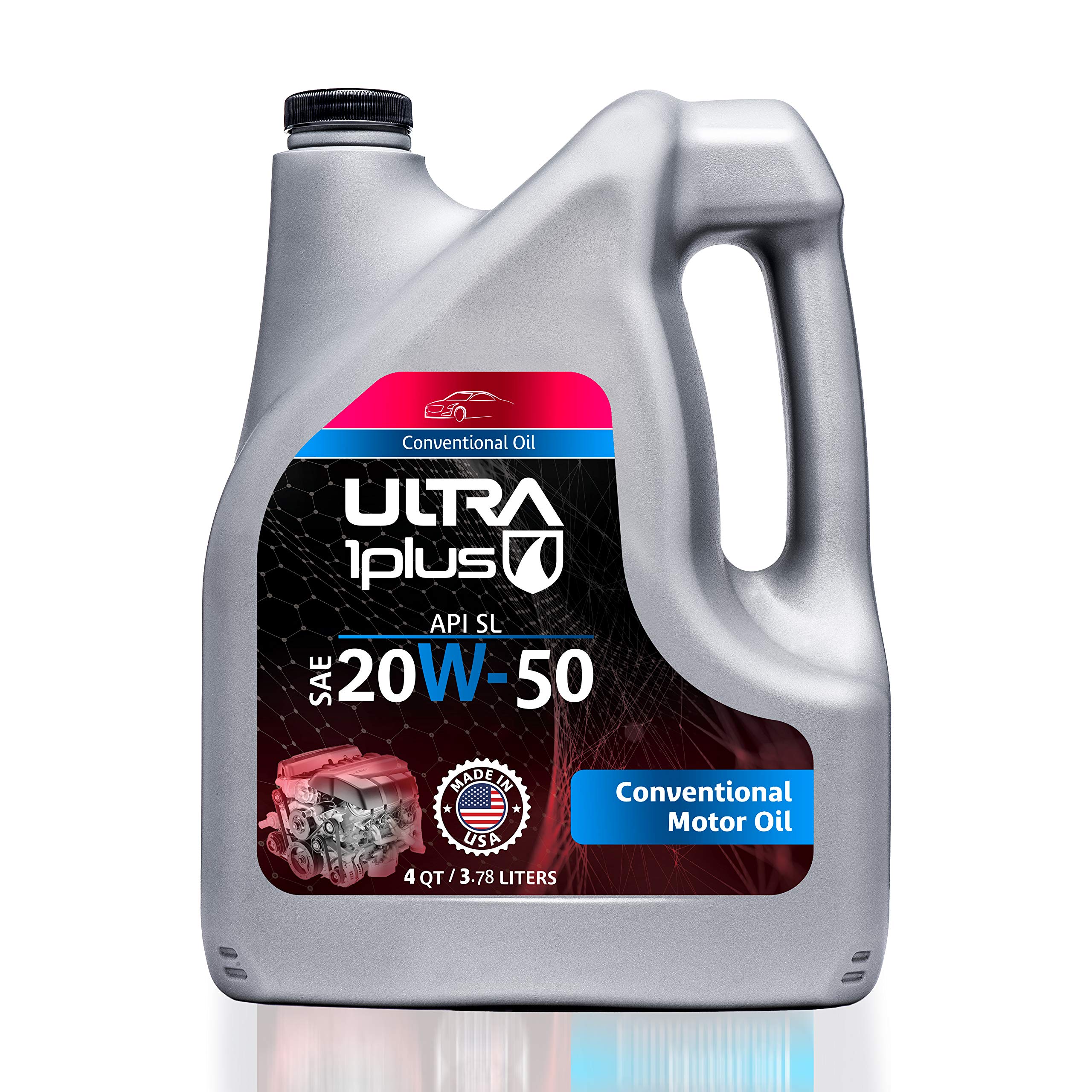 Ultra1Plus™ SAE 20W-50 Conventional Motor Oil API SL | Gallon (4 QT)
