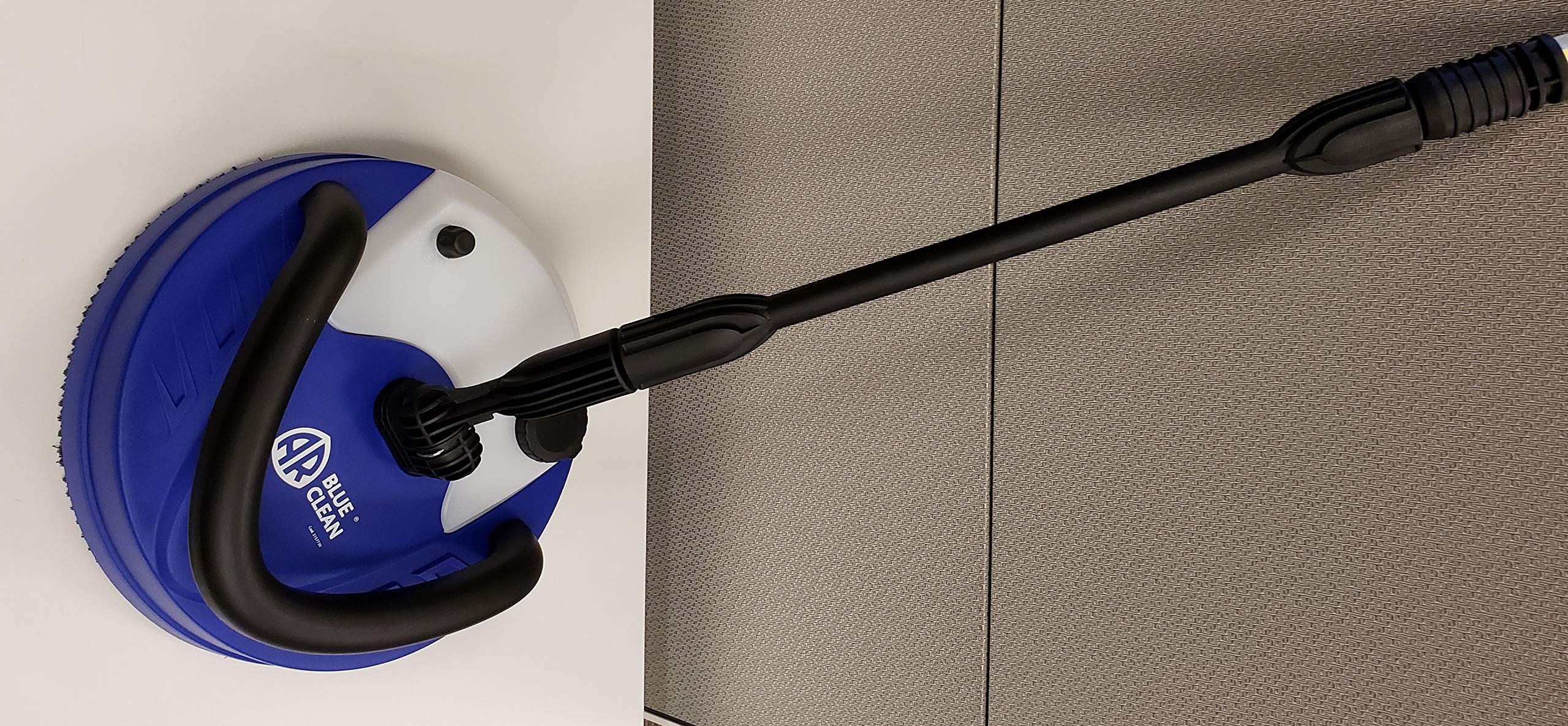 AR North America Blue Clean PW41581 Clean 12" Twister Patio Cleaner with Chemical Bottle, with 22mm Adapter, Blue