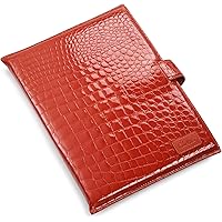 Cole Haan Hand-Stained Patent Crocodile Print Kindle DX Sleeve (Fits 9.7" Display, Latest and 2nd Generation Kindles…