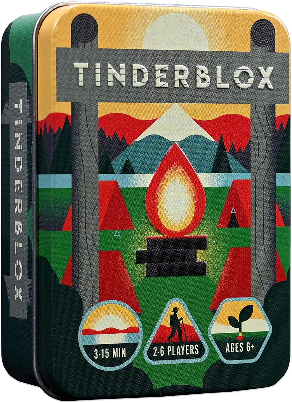Alley Cat Games Tinderblox Dexterity Stacking Game – Travel Tin, Ages 6+