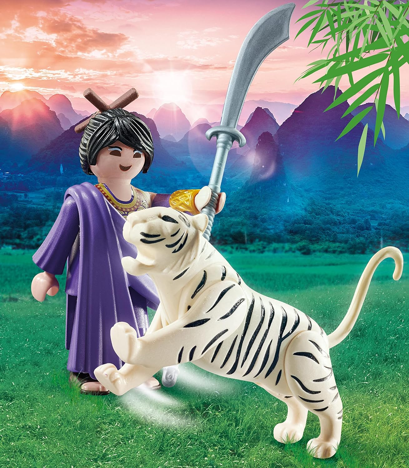 Playmobil 70382 Special Plus Fighter with Tiger, Fun Imaginative Role-Play, PlaySets Suitable for Children Ages 4+ - Image 4