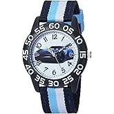 Disney Pixar Cars Lightning McQueen Mater and Mack Watch for Kids - Boys Watch - Toddler Watches - Kids Toys Boys for Toddler - Watches Teen - Blue Bezel - Multicolor Nylon Strap