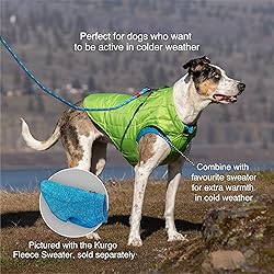 Kurgo Loft Dog Jacket, Reversible Dog Coat, Wear