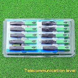 10 Pcs FTTH SC APC Optical Fiber Cable Quick