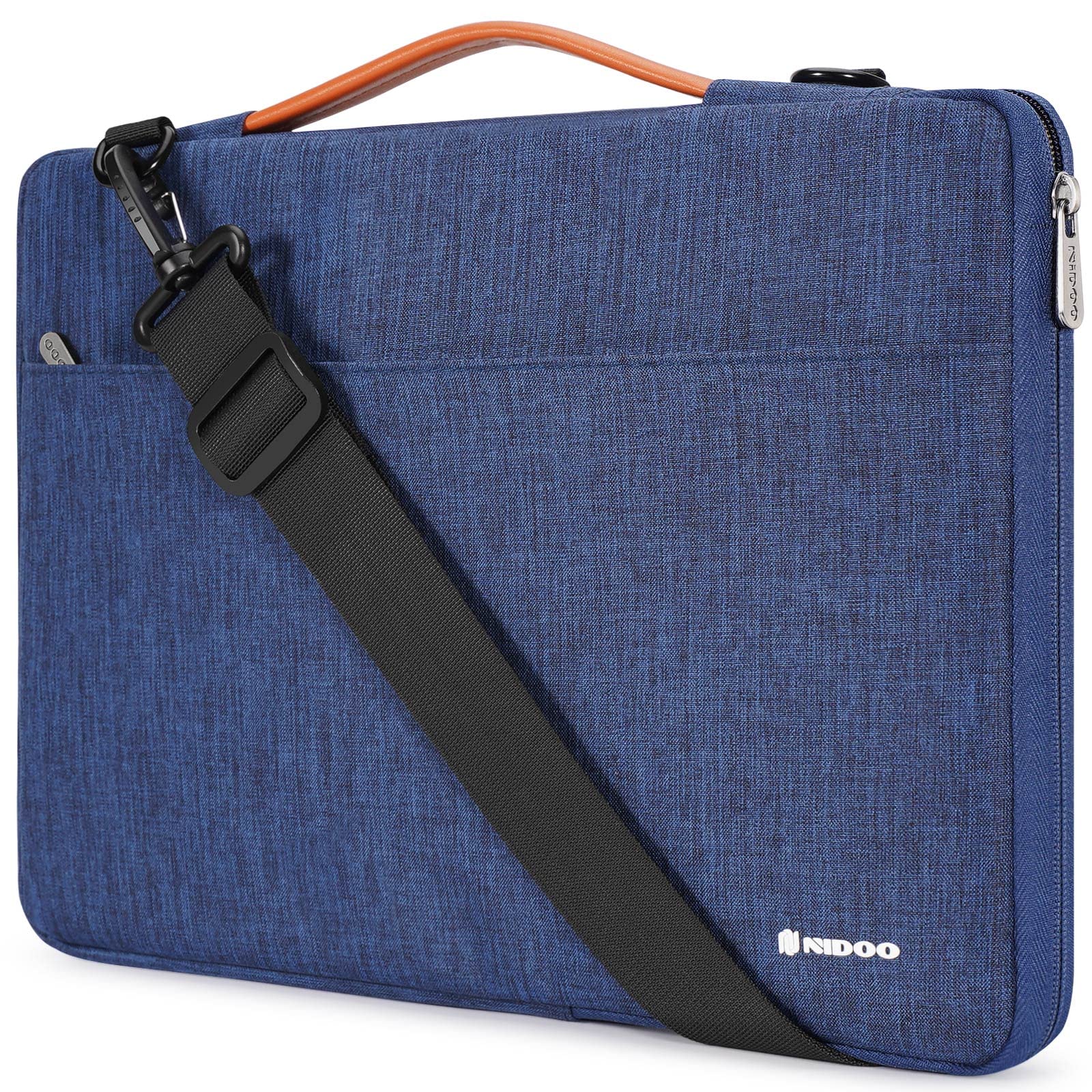 NIDOO 14 Inch Laptop Sleeve Shoulder Messenger Bag Protective Computer PC Case for 15" MacBook Air M2 / Surface Laptop 5 4 3/14" ThinkPad X1 Carbon / X1 Yoga/ThinkPad L14 T14 T14s / Latitude 14 15 — image 1