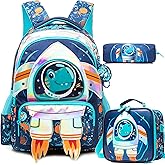 Meetbelify Kids School Backpacks for Girls Boys Backpack with Lunch Bag for Elmentary Students