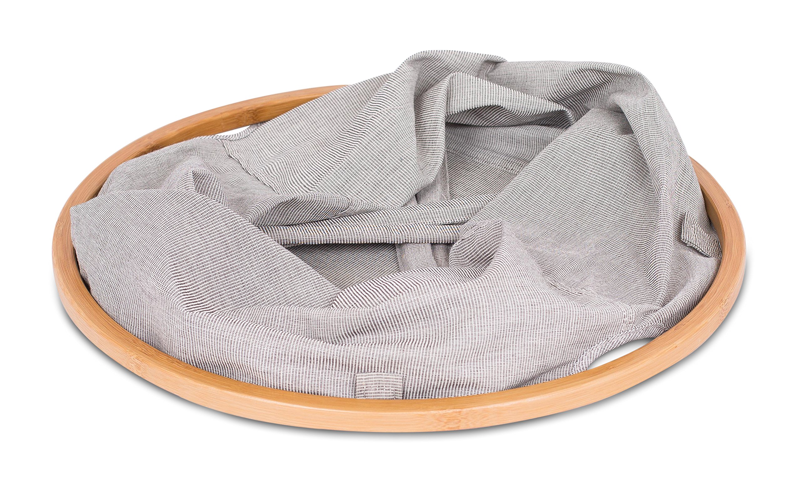 BirdRock Home SoftSided Round Storage Bins Storage Organizers with