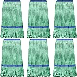 6 Pack Heavy Loop End Cotton String Mop Head Heavy