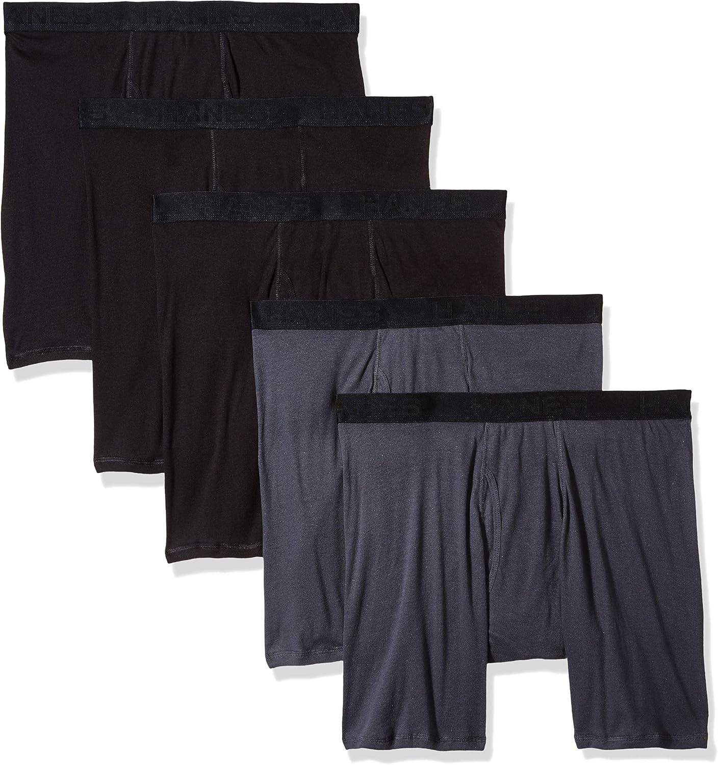 Hanes Ultimate Men's 5-Pack Fashion Boxer Briefs at  Men’s Clothing store