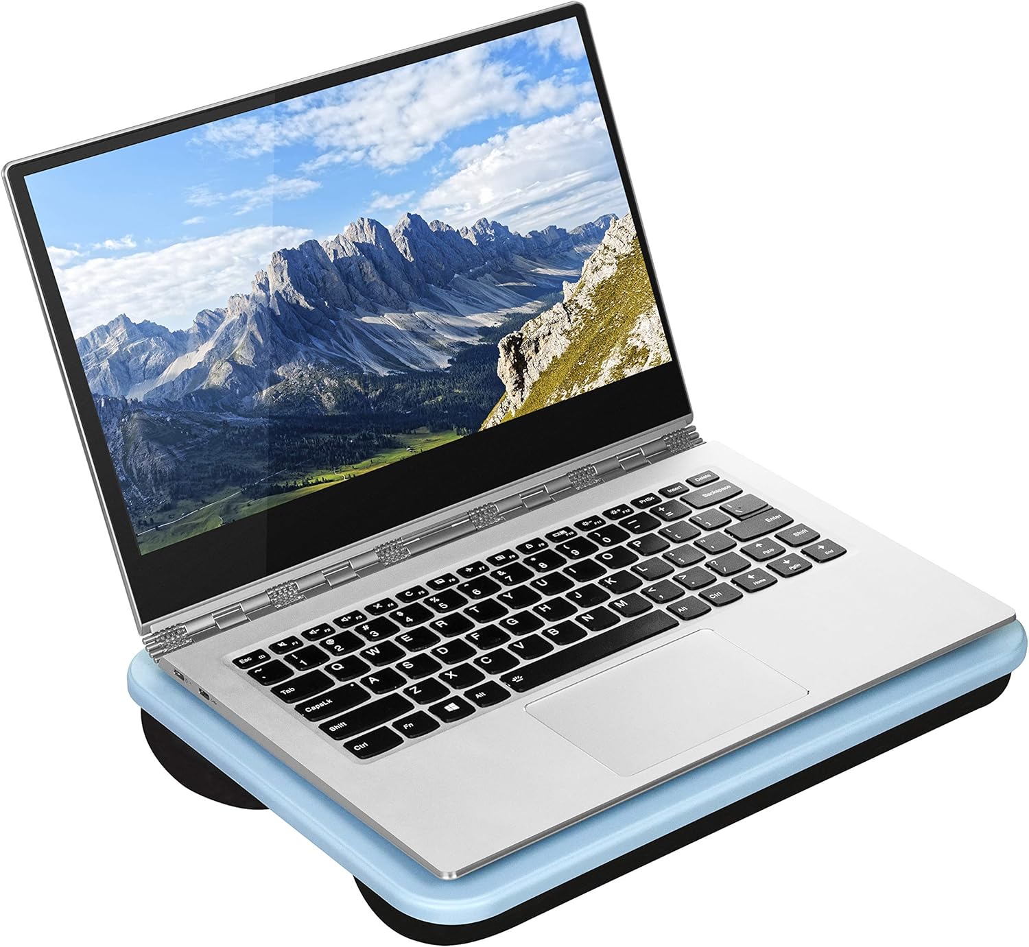 LapGear Compact Lap Desk - Alaskan Blue - Fits up to 13.3 Inch Laptops - Pack of 12 - Style No. 43003 : Office Products