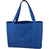 Daily Tote with Shoulder Length Handles and Outside Pocket
