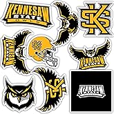 Desert Cactus Kennesaw State University Sticker Owls KSU Vinyl Decals Laptop Water Bottle Car Scrapbook Sheet T2 (Type 2)