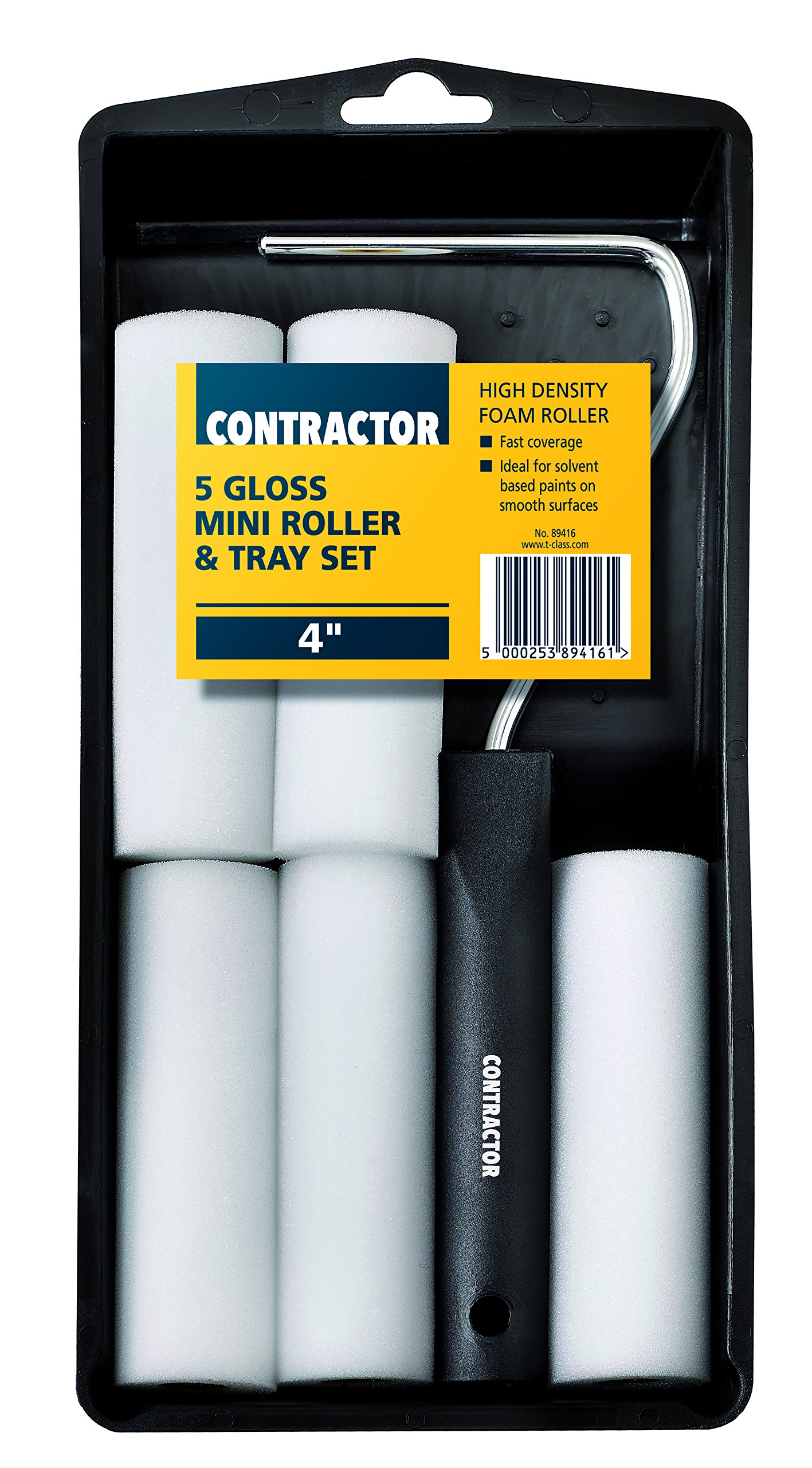 Harris T-Class Contractor Gloss 5 mini(4") roller tray set 89416
